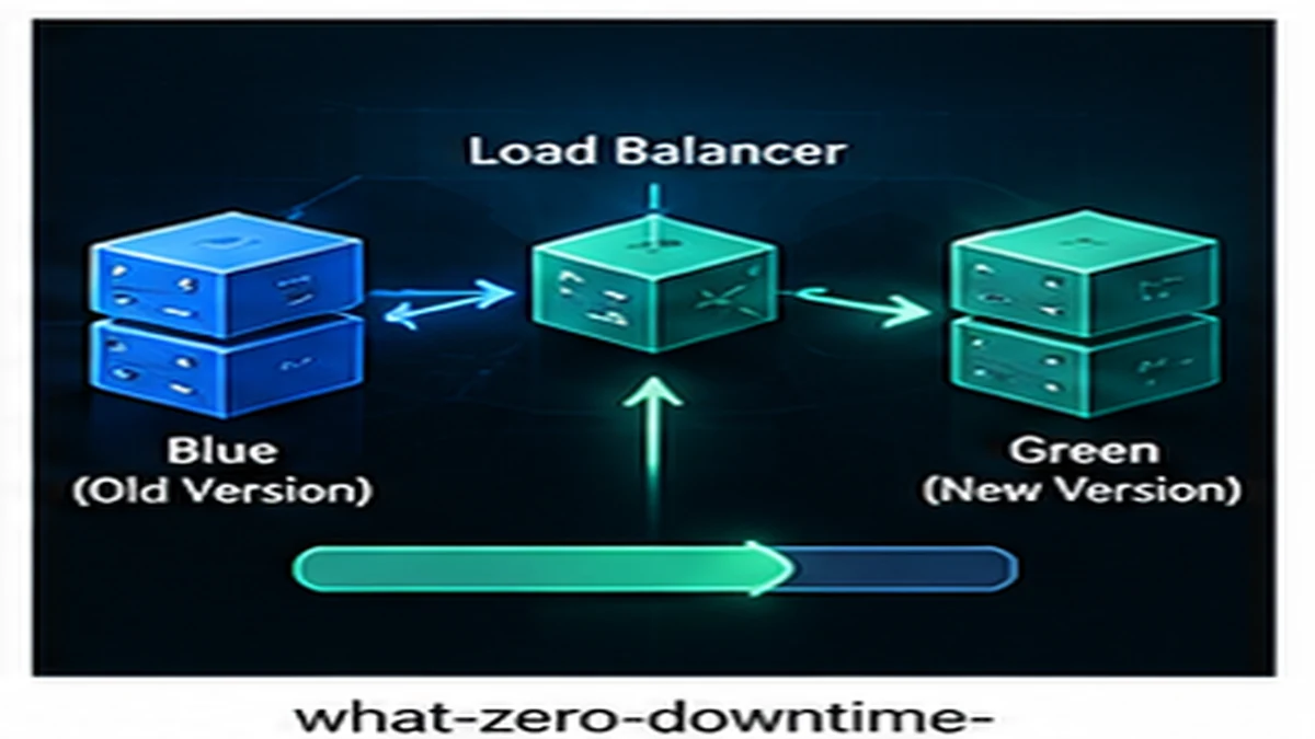 Zero-downtime deployment architecture with health checks, rolling updates, and backwards compatibility
